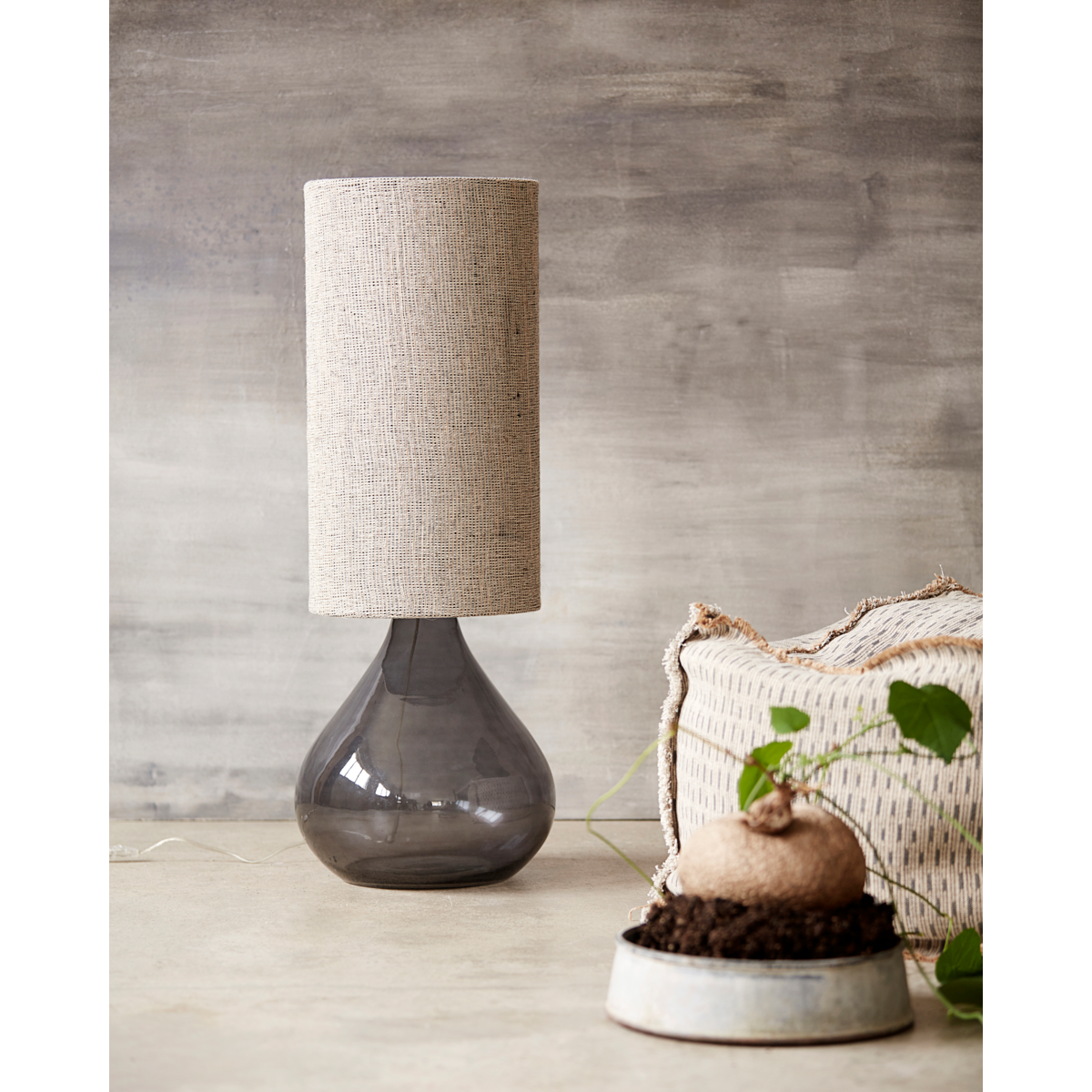 Lampefod, HDBig, Mørkegrå h: 64 cm, dia: 34 cm
