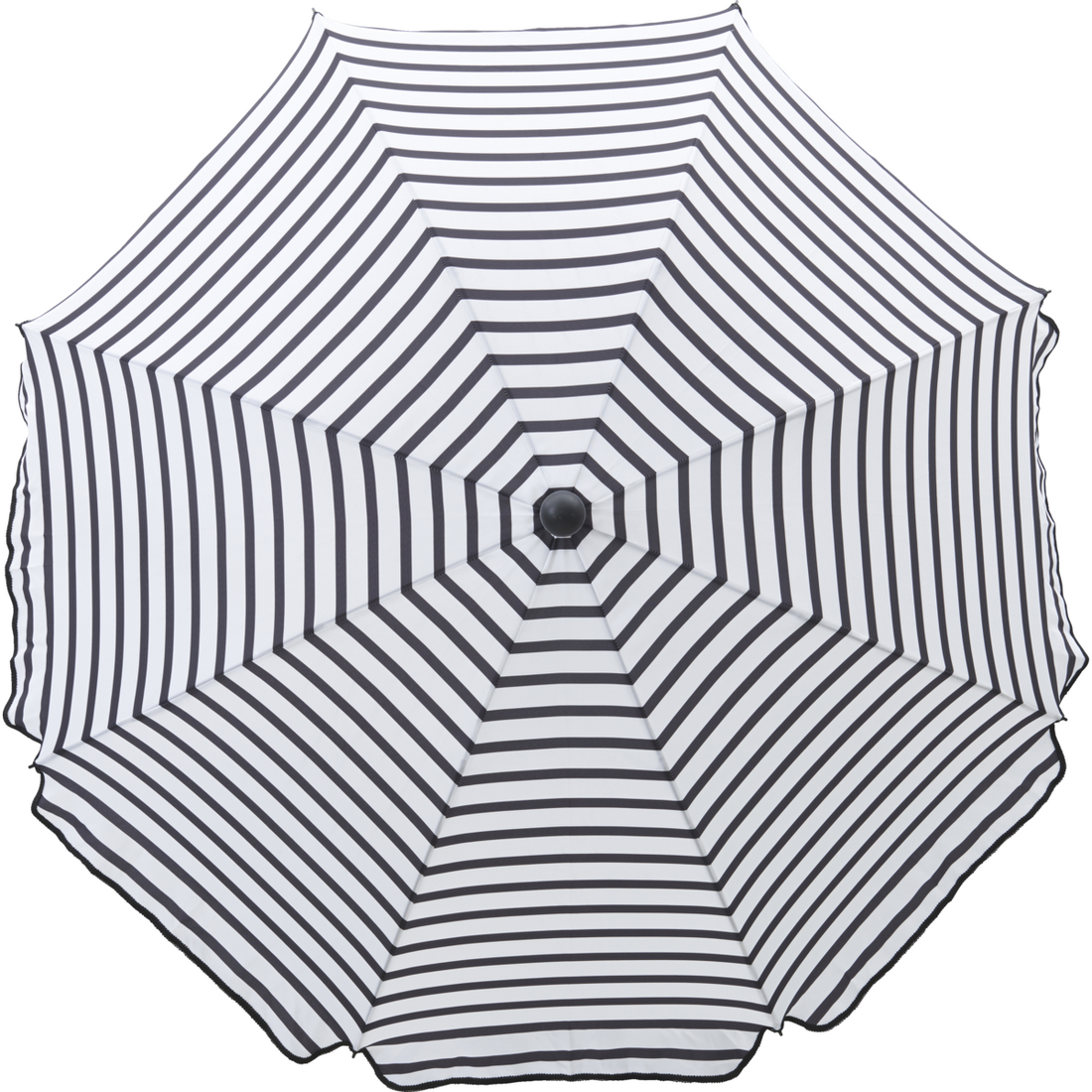 Strand/Haveparasol, HDOktogon, Sort;Hvid