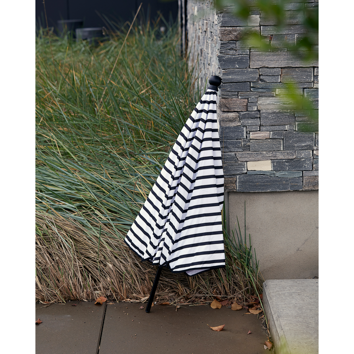 Strand/Haveparasol, HDOktogon, Sort;Hvid