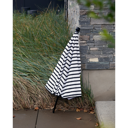 Strand/Haveparasol, HDOktogon, Sort;Hvid