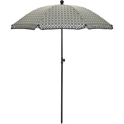 Strand/Haveparasol, HDPort, Sort;Sand
