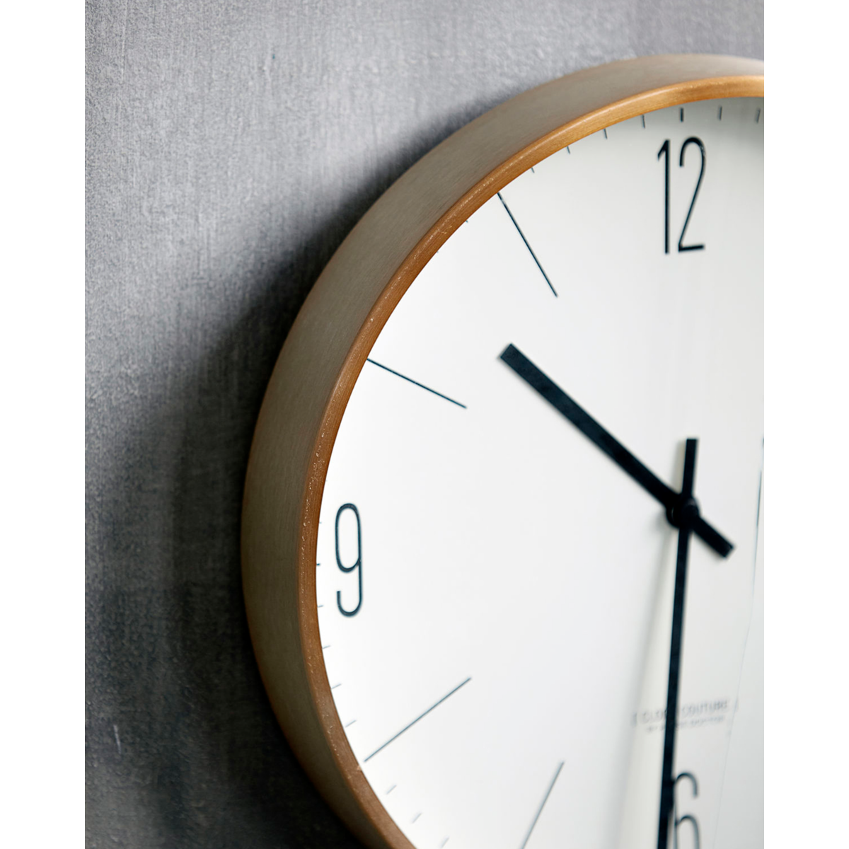 House Doctor - Vægur, HDClock Couture, Hvid;Guld