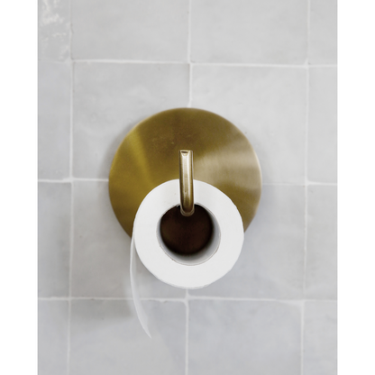 Toiletpapirholder, HDText, Messing