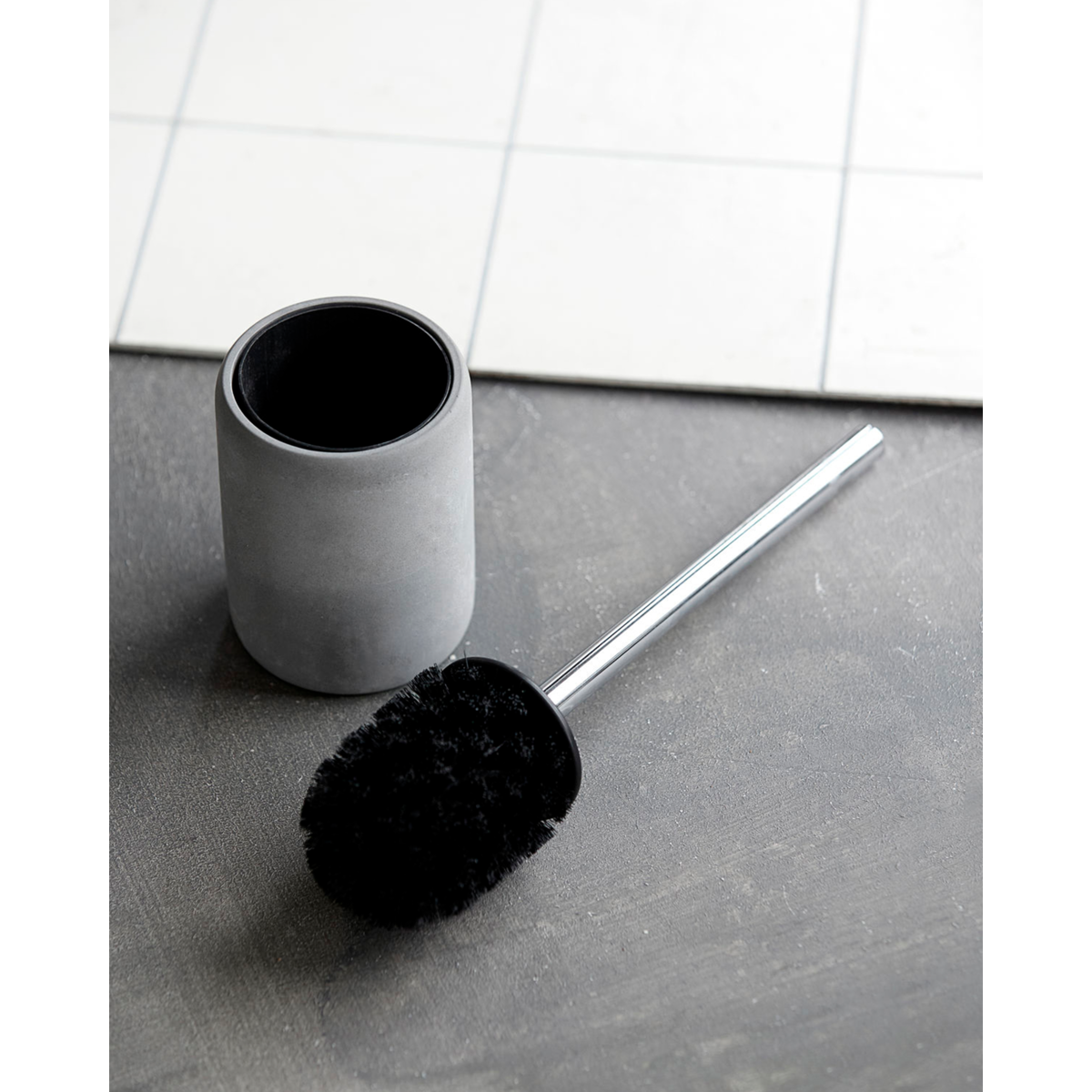 Toiletbørste, HDCement, Grå