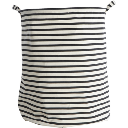 Vasketøjspose, HDStripes, Sort h: 50 cm, dia: 40 cm