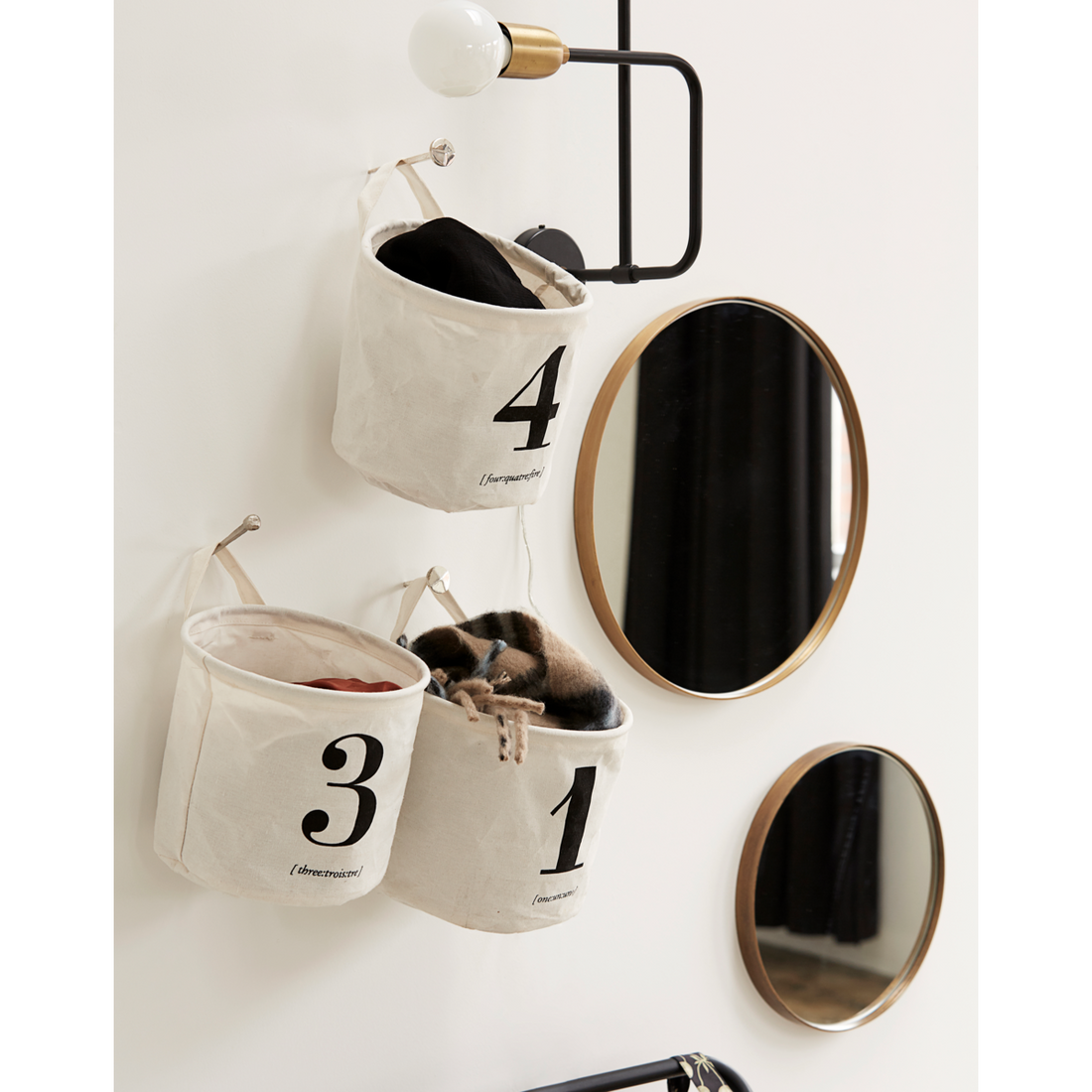 Opbevaring, HD1-2-3-4, Sort;Råhvid