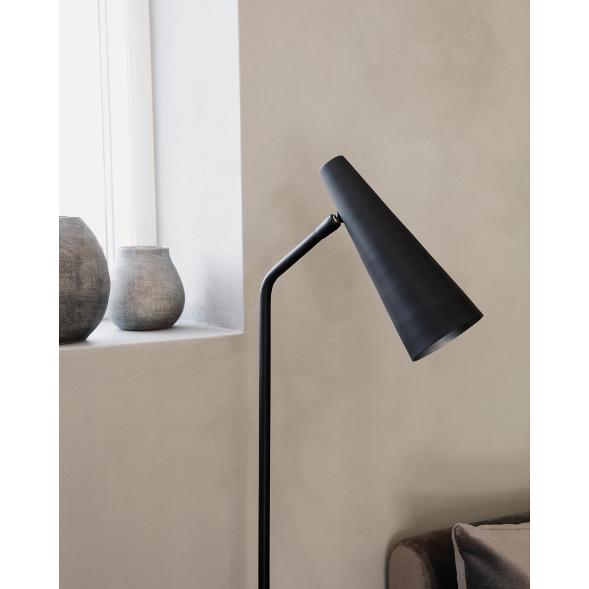 Gulvlampe, HDPrecise, Mat sort