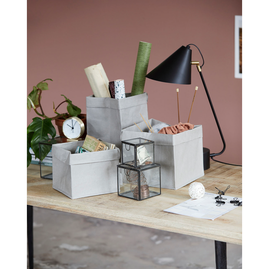 House Doctor - Bordlampe, HDClub, Sort