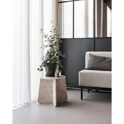 Sidebord, HDMarb, Beige