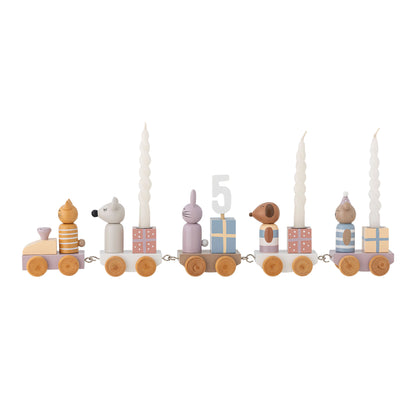 Bloomingville MINI Junaid Fødselsdagsdekoration, Rosa, FSC®100%, MDF