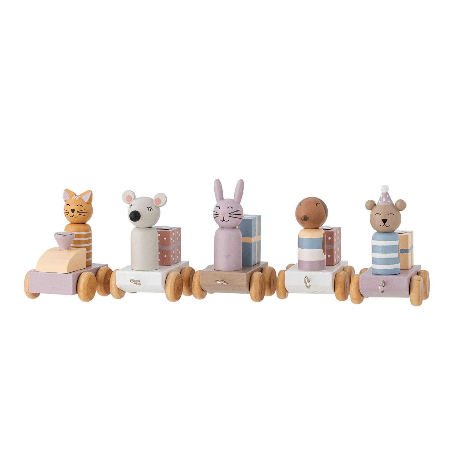 Bloomingville MINI Junaid Fødselsdagsdekoration, Rosa, FSC®100%, MDF