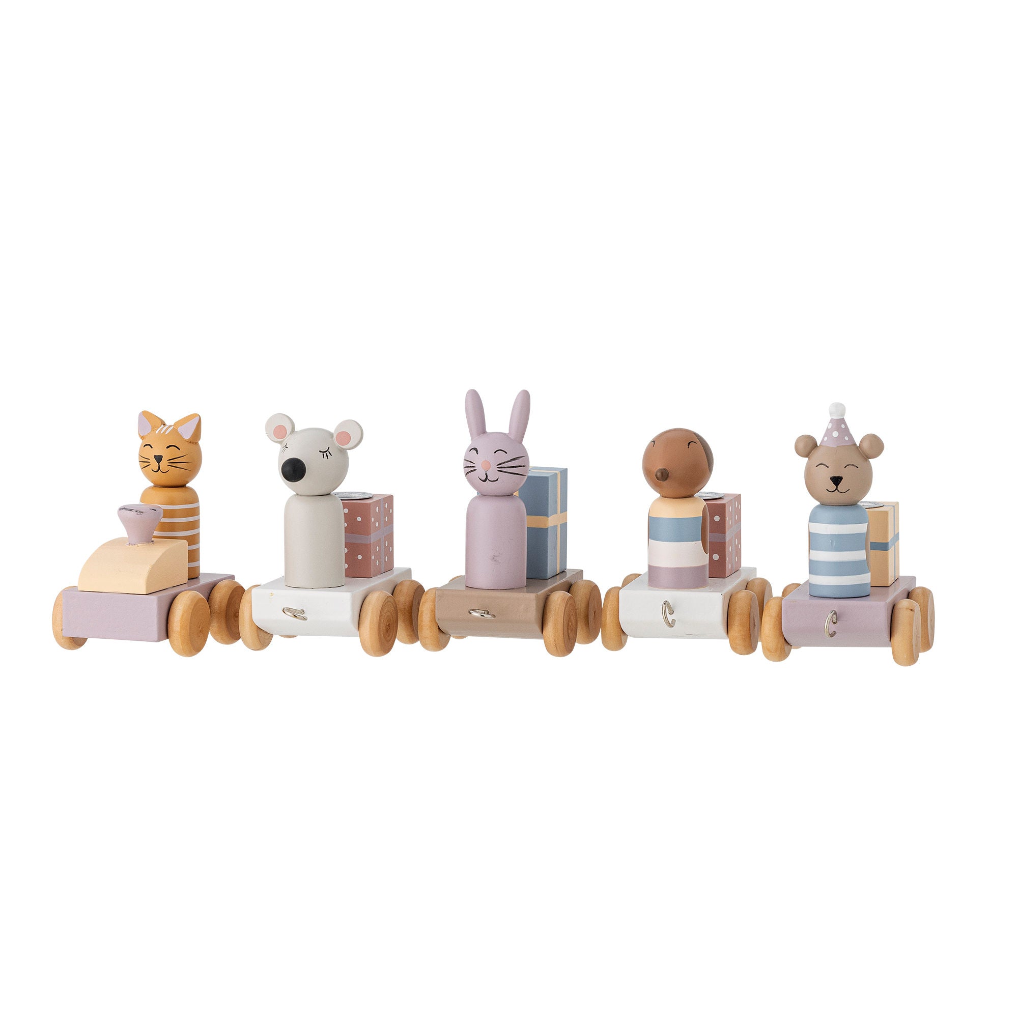 Bloomingville MINI Junaid Fødselsdagsdekoration, Rosa, FSC®100%, MDF