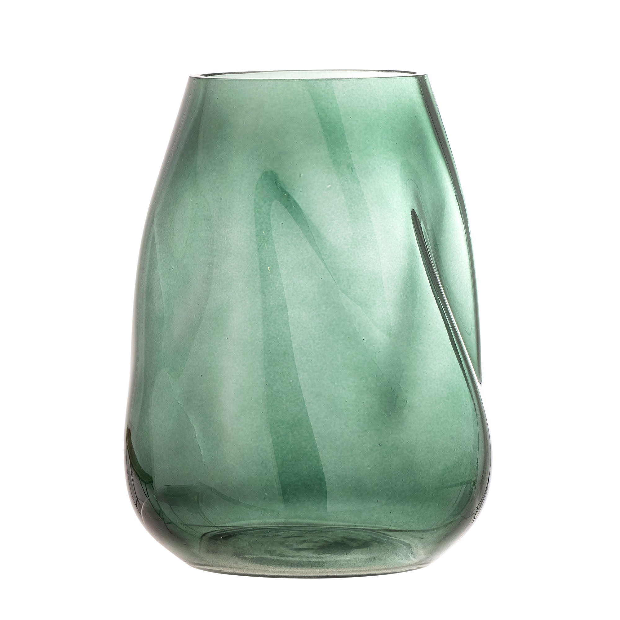 Bloomingville Ingolf Vase, Grøn, Glas