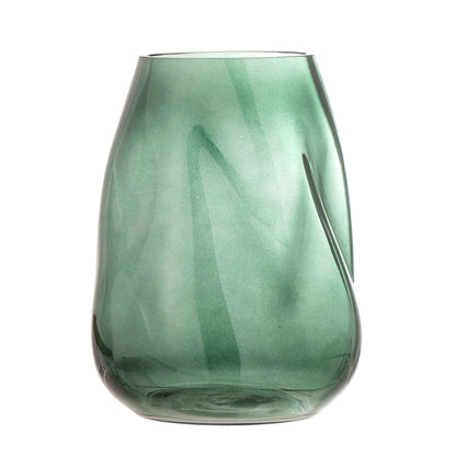 Bloomingville Ingolf Vase, Grøn, Glas