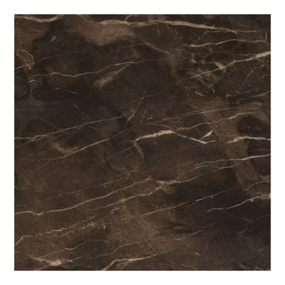 Prague Sofabord - Sofabord, marmor look, brun 60x80x40 cm