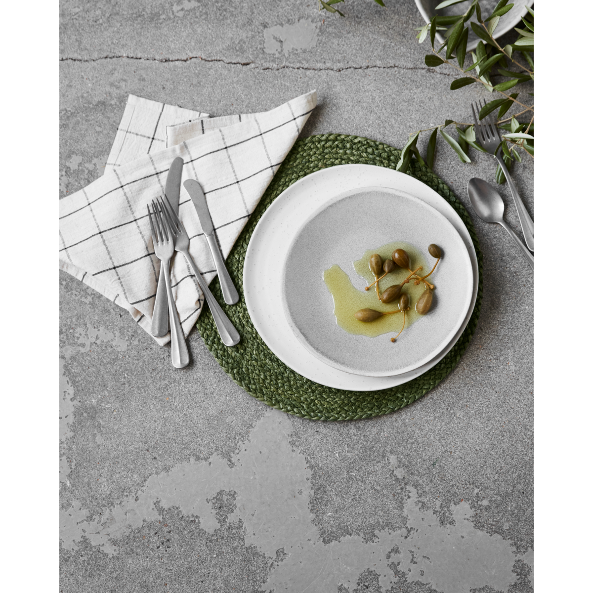 Dækkeserviet, HDCircle, Grøn