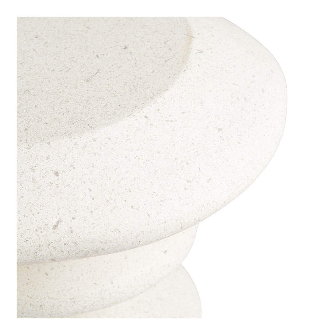 Blackburn Sidebord - Sidebord, fiberclay, hvid ø36x45,5 cm