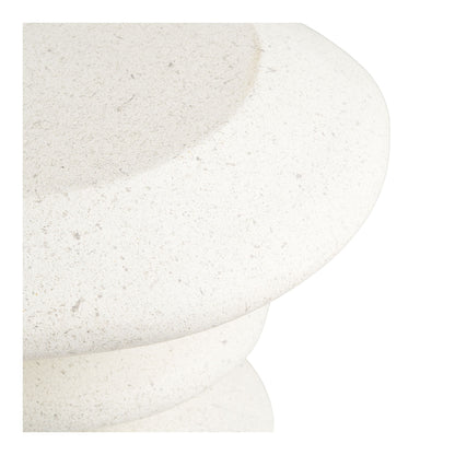 Blackburn Sidebord - Sidebord, fiberclay, hvid ø36x45,5 cm