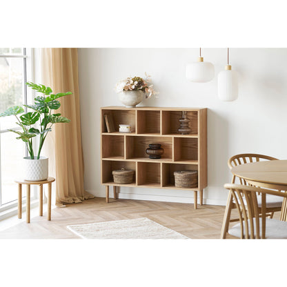 Jena Sidebord - Sidebord, eg, natur ø40X40 cm