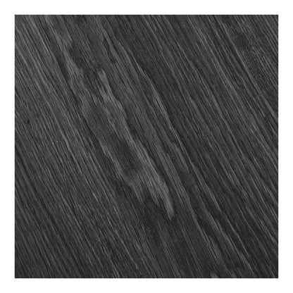 Osaka Spisebord - Spisebord, egefiner, sort, inkl. to tillægsplader ø120x120-160-200x75 cm