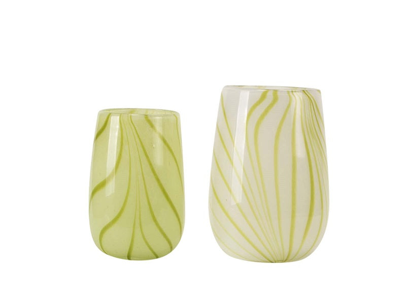 Zinnia vase, hvid