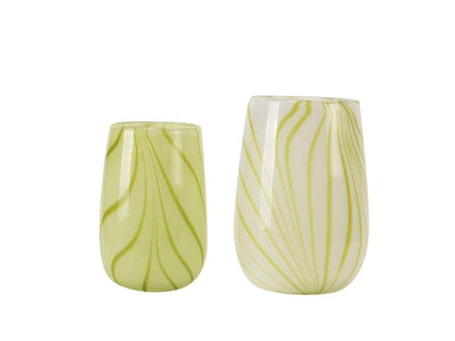 Zinnia vase, hvid