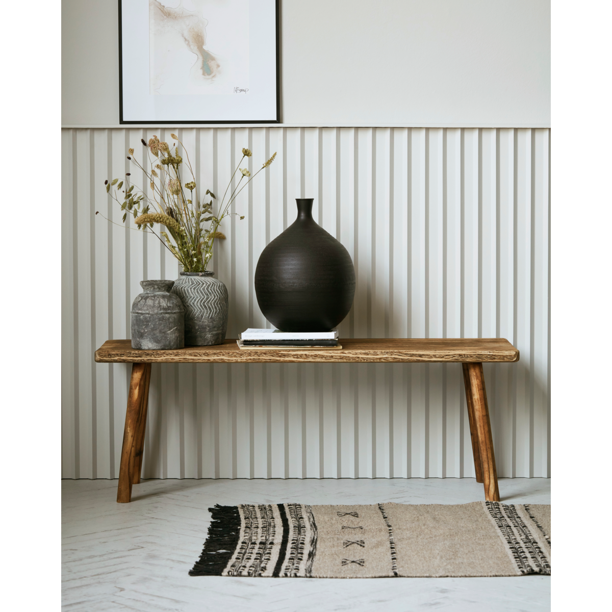 Bænk, HDNadi, Natural 120x43 cm