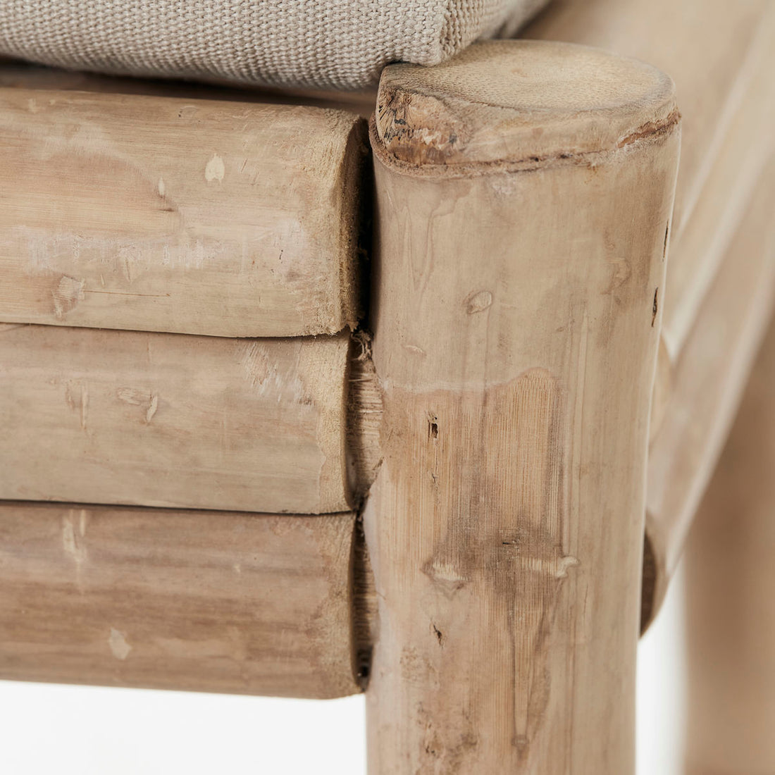 House Doctor - Bænk med puder, Sedeo, Natural - l: 130 cm, w: 38 cm, h: 45 cm