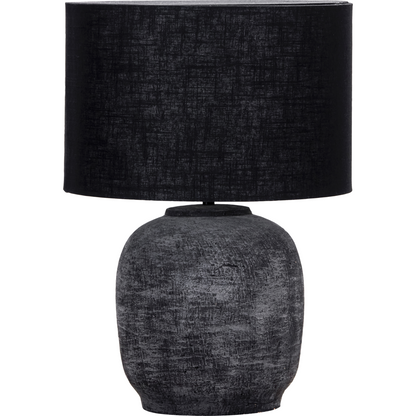 Bordlampe inkl. lampeskærm, HDTahi, Sort