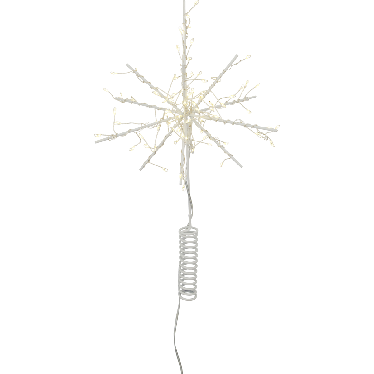Top star w. LED, HDGlow, Hvid