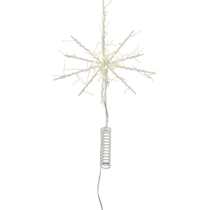 Top star w. LED, HDGlow, Hvid