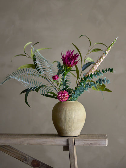 Bloomingville Crown Buket, Rød, Kunstige Blomster