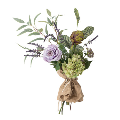 Bloomingville Whisper Buket, Lilla, Kunstige Blomster