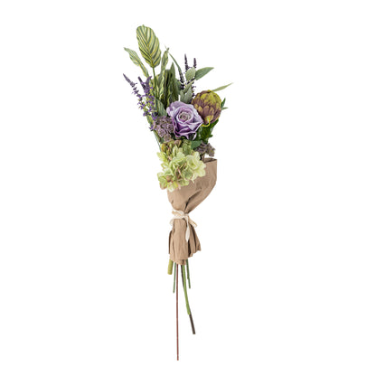 Bloomingville Whisper Buket, Lilla, Kunstige Blomster