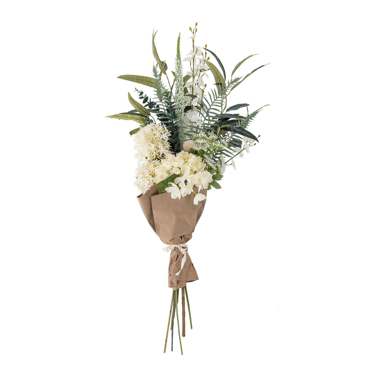 Bloomingville Symphonie Buket, Hvid, Kunstige Blomster