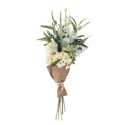 Bloomingville Symphonie Buket, Hvid, Kunstige Blomster