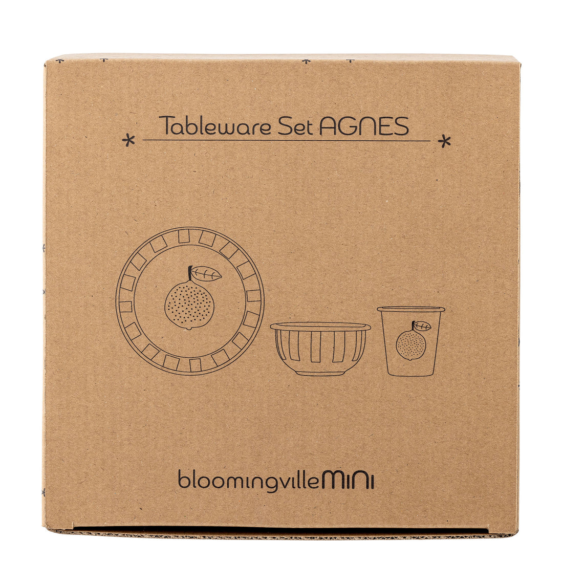 Bloomingville MINI Agnes Stelsæt, Orange, Jern