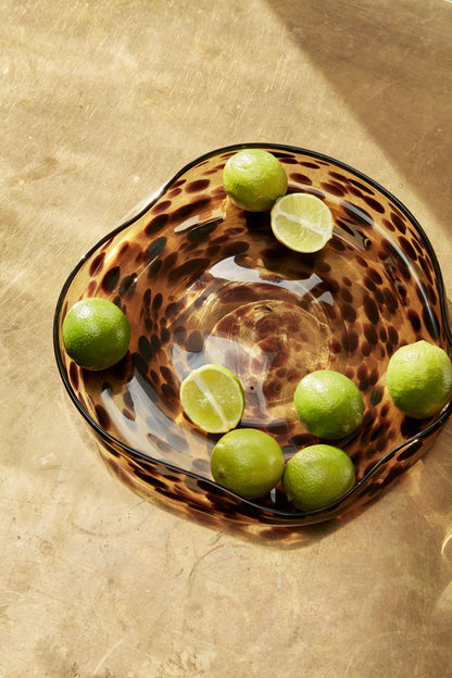 Hübsch Leo Skåle Brun (sæt af 2)