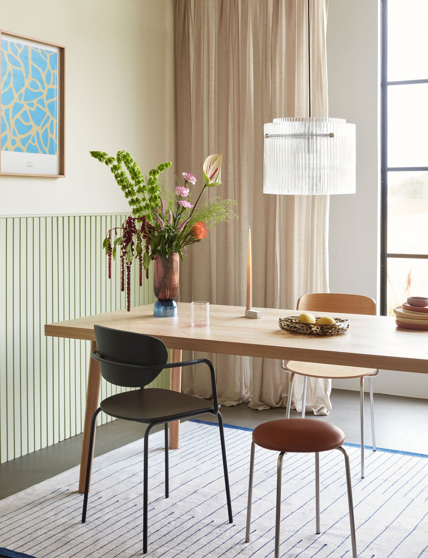 Herringbone Spisebord Large Natur - 200x100xh75cm