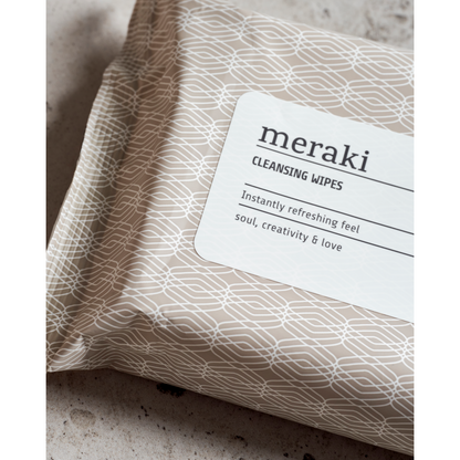 Cleansing wipes, Aloe vera, Brun;Hvid