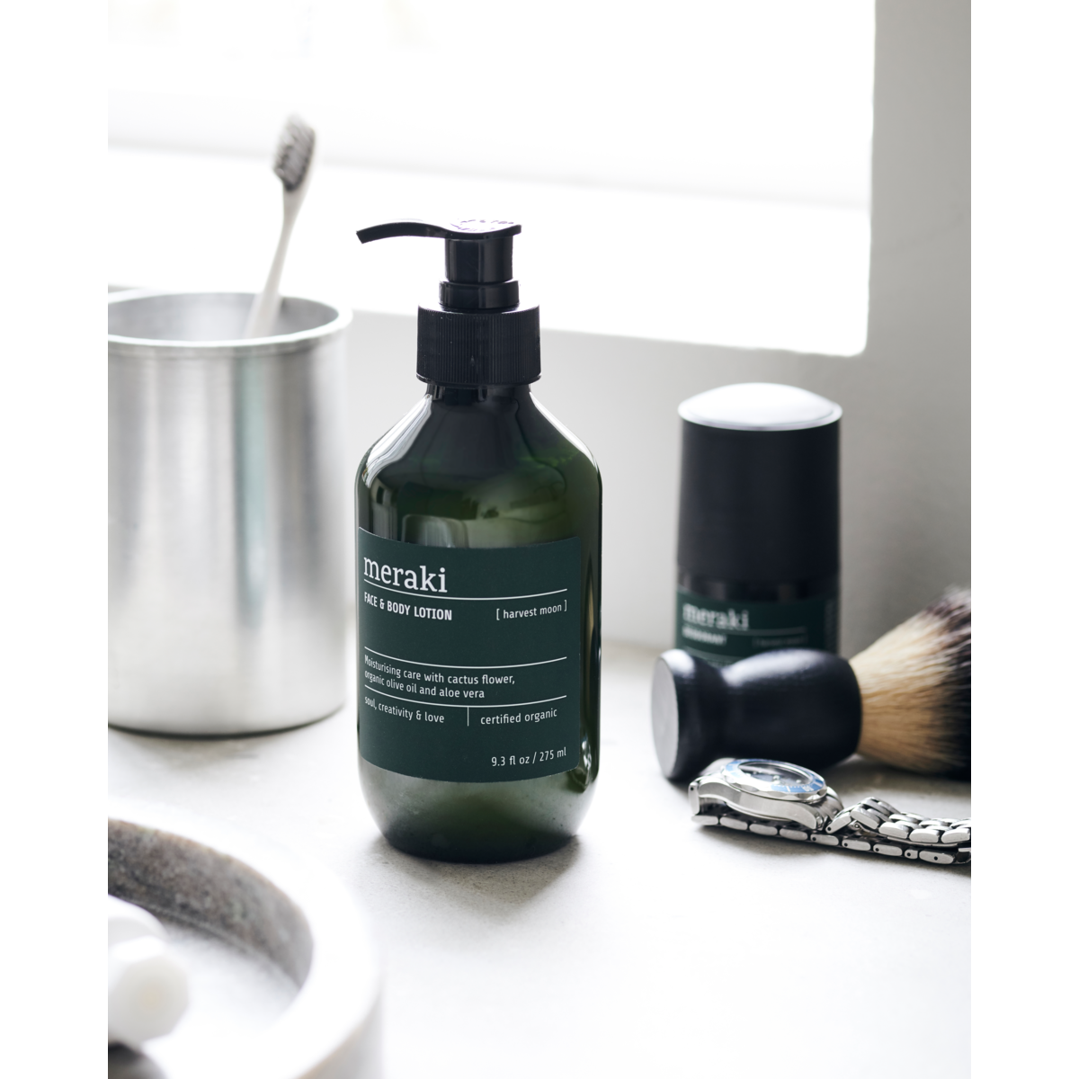 Face &amp; body lotion, Harvest moon, Grøn