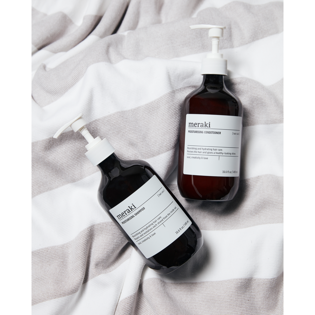 Moisturising shampoo, Brun