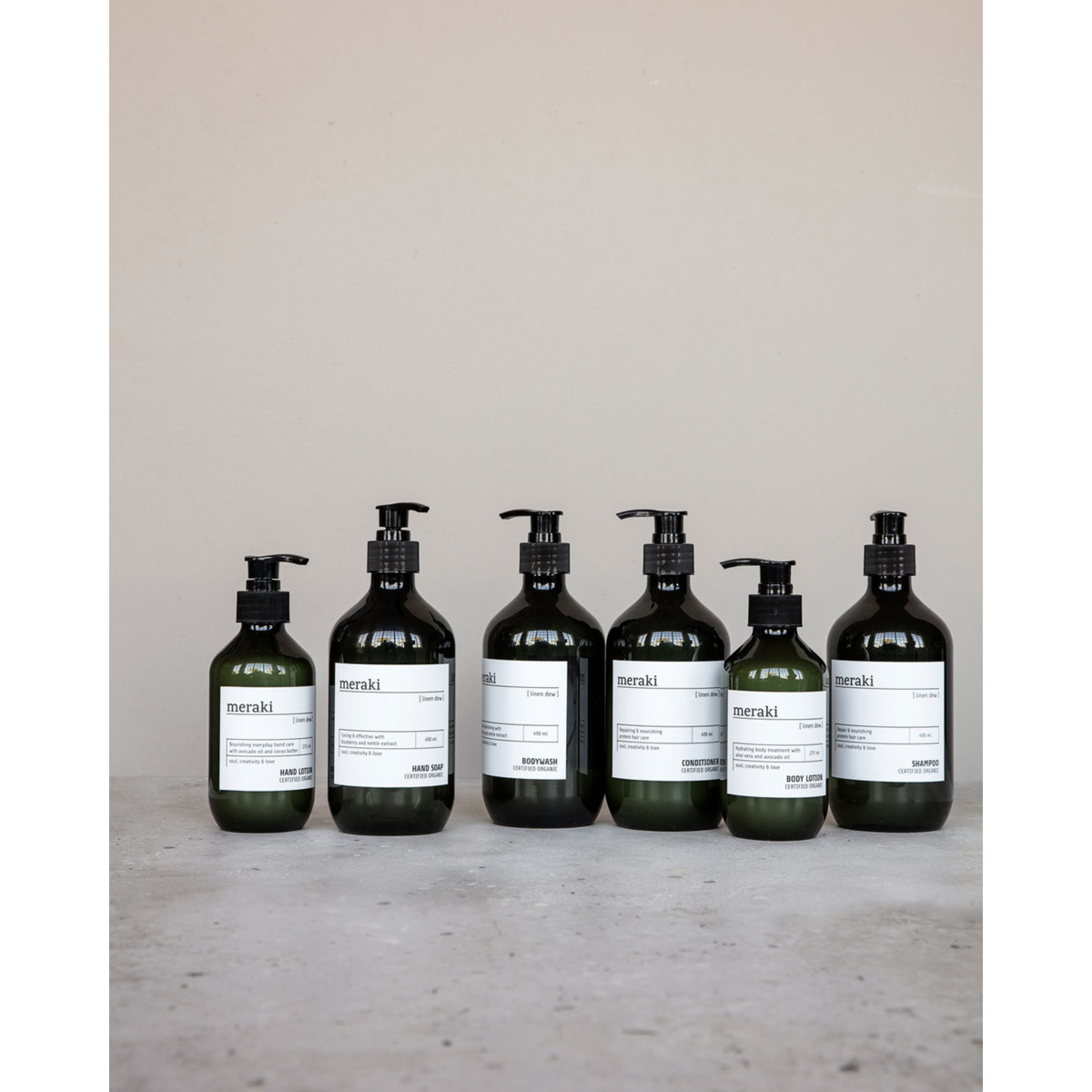 Hand lotion, Linen dew, Grøn