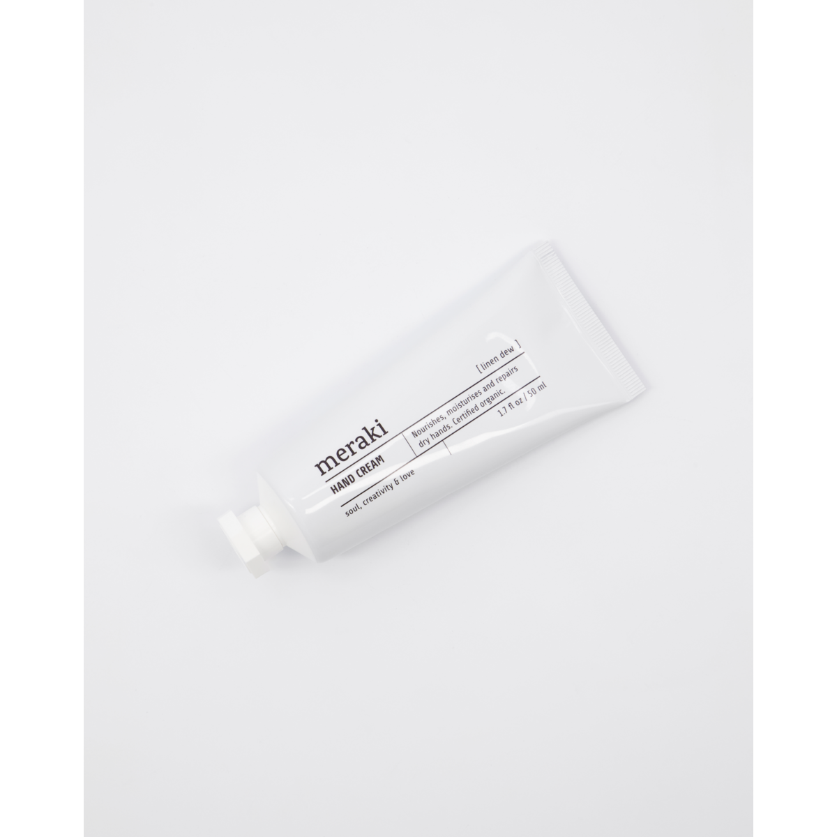 Hand cream, Linen dew, Hvid