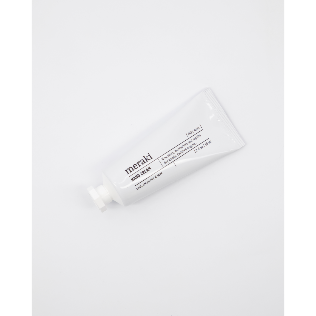 Hand cream, Silky mist, Hvid