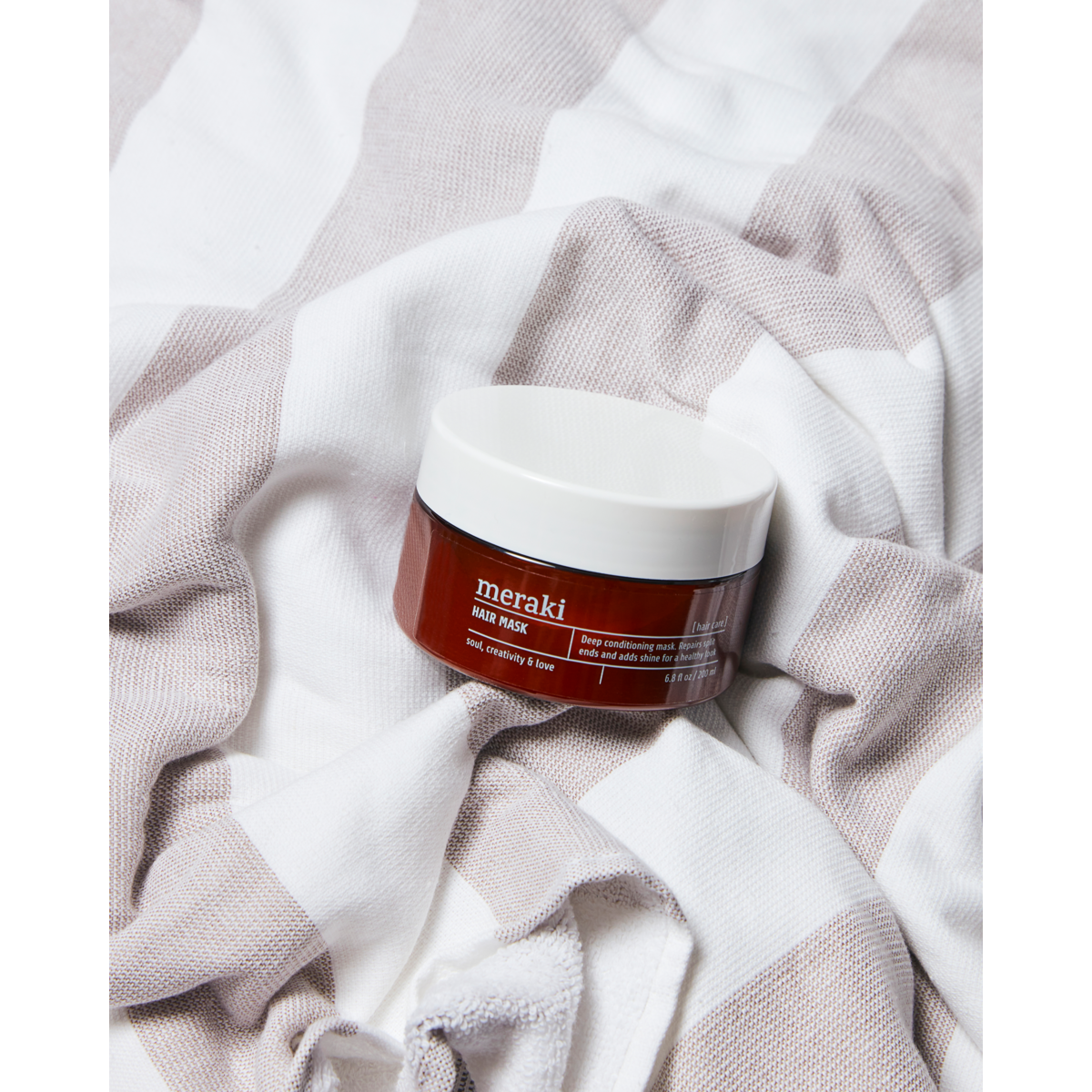 Hair mask, Brun