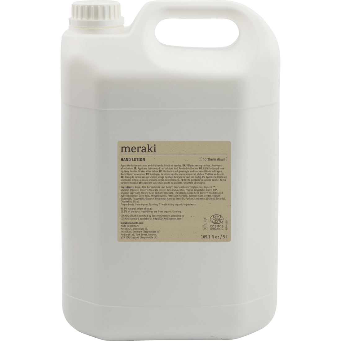 Hand lotion, Northern dawn, refill 5 liter