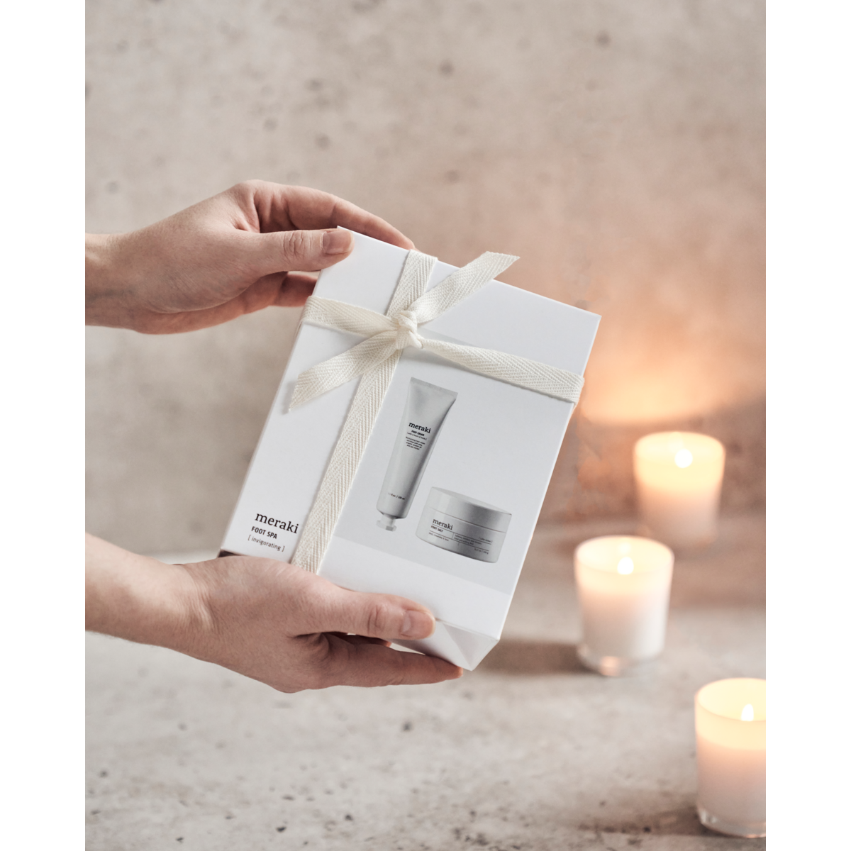 Gaveæske, Foot spa, Hvid