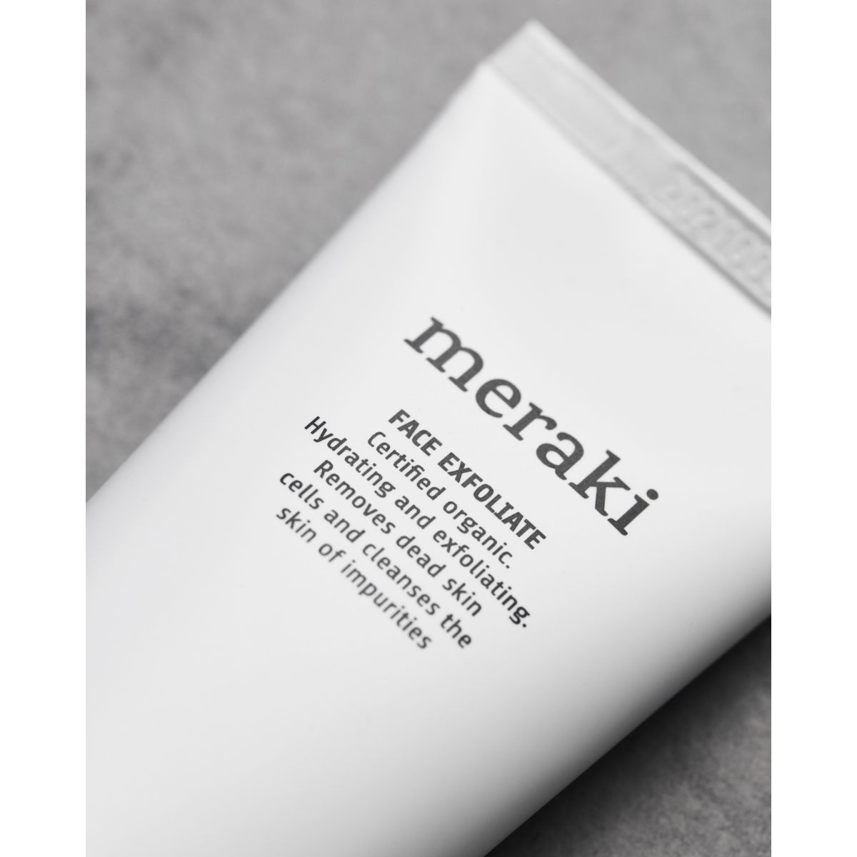 Face exfoliate, Hvid