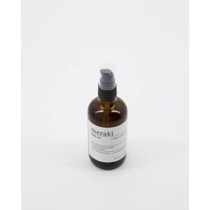 Body oil, Orange &amp; herbs, Brun